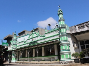 Muhammadan Mosque in Padang, Sumatra, Indonesia.