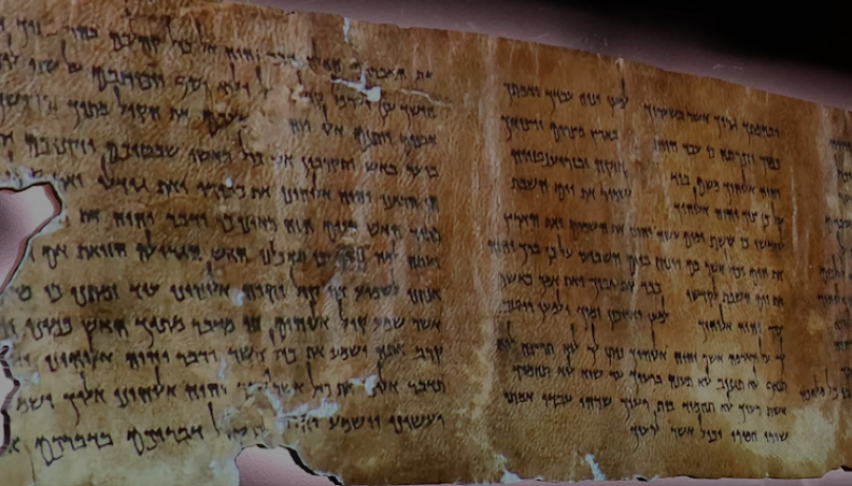 Eight newly installed Dead Sea Scrolls on display at Ronald Reagan Presidential Library in California, U.S.