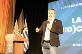Miklos Lukacs—philosopher, author, columnist, and academic—speaks on “Posthumanism and the Fourth Industrial Revolution” at the Ibero-American Congress for Life and Family in Montevideo, Uruguay.