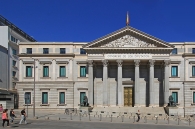 Congress of Deputies in Madrid, Spain.