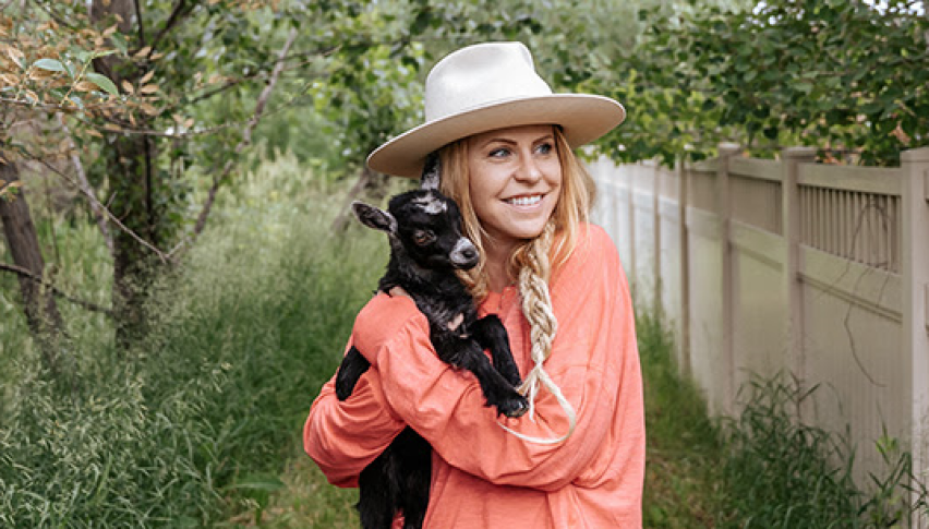 No kidding! — mom is walking 580 miles with her pet goat to raise funds and awareness of critical human trafficking situation in the U.S. and abroad