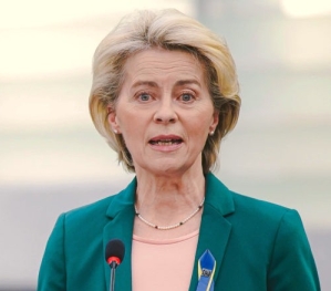Ursula von der Leyen, president of the European Commission.