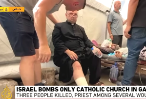 The Rev. Gabriele Romanelli was slightly wounded in strike on Holy Family Church in Gaza City on July 17, 2025.