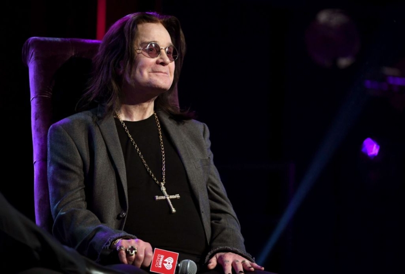 Ozzy Osbourne speaks onstage at iHeartRadio ICONS with Ozzy Osbourne: In Celebration of Ordinary Man at iHeartRadio Theater on February 24, 2020 in Burbank, California.