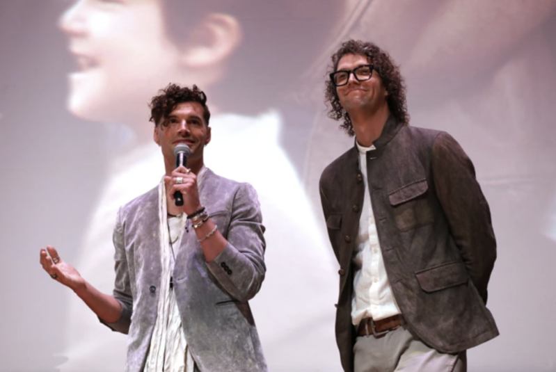 Joel and Luke Smallbone of For King and Country appear at the premiere of Unsung Hero in Nashville, Tennessee.
