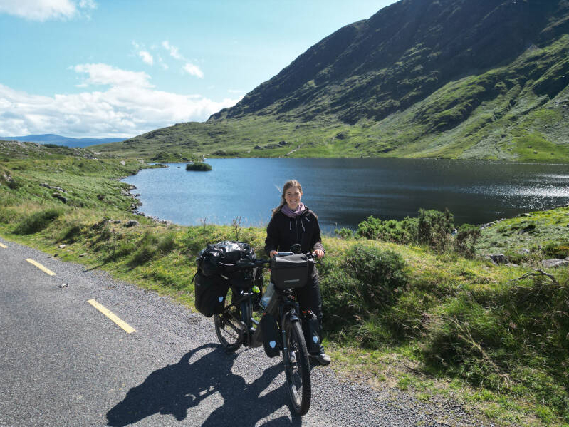 German YouTuber Carola Mehltretter traveled over 12 countries by e-bike, sharing stories of Christian unity—one stop at a time.