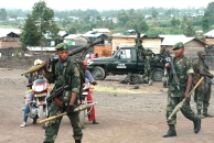 Joint DRC military and U.N. MONUSCO forces in the Democratic Republic of Congo in 2013.