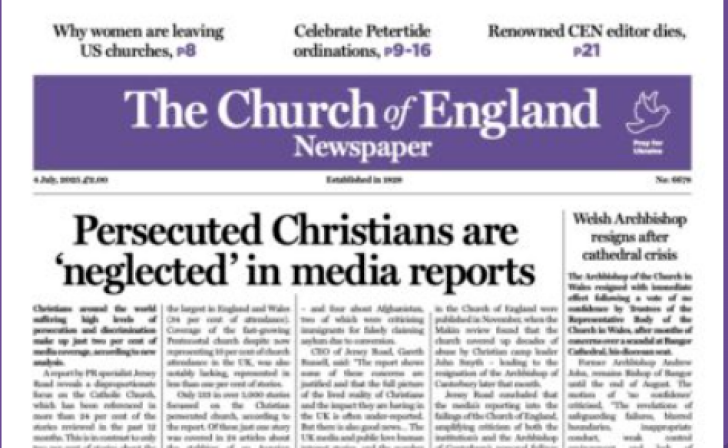 Like many other print publications, the Church of England Newspaper has faced mounting challenges in adapting to the rapidly changing digital media landscape.