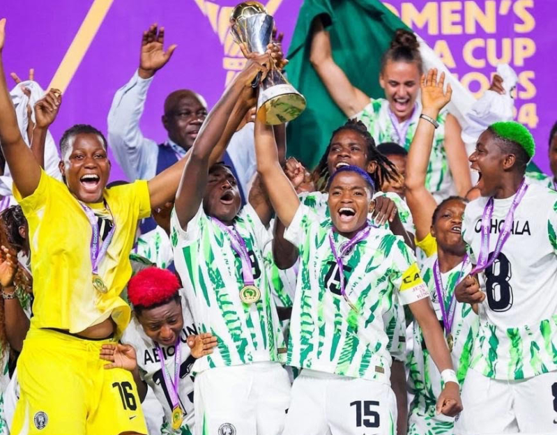 Nigerias Super Falcons winning team