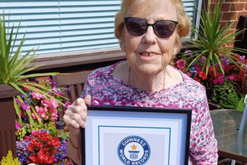 World’s longest serving church Sunday school teacher is honoured for nearly 74 years of teaching children at the same church in England