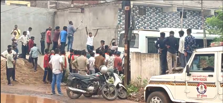 Hindu nationalists disrupt worship service in Bhilai, Durg District, Chhattisgarh state, India on July 20, 2025.