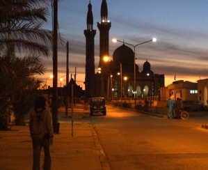 Mosque in the desert town of Ghadames, Libya.