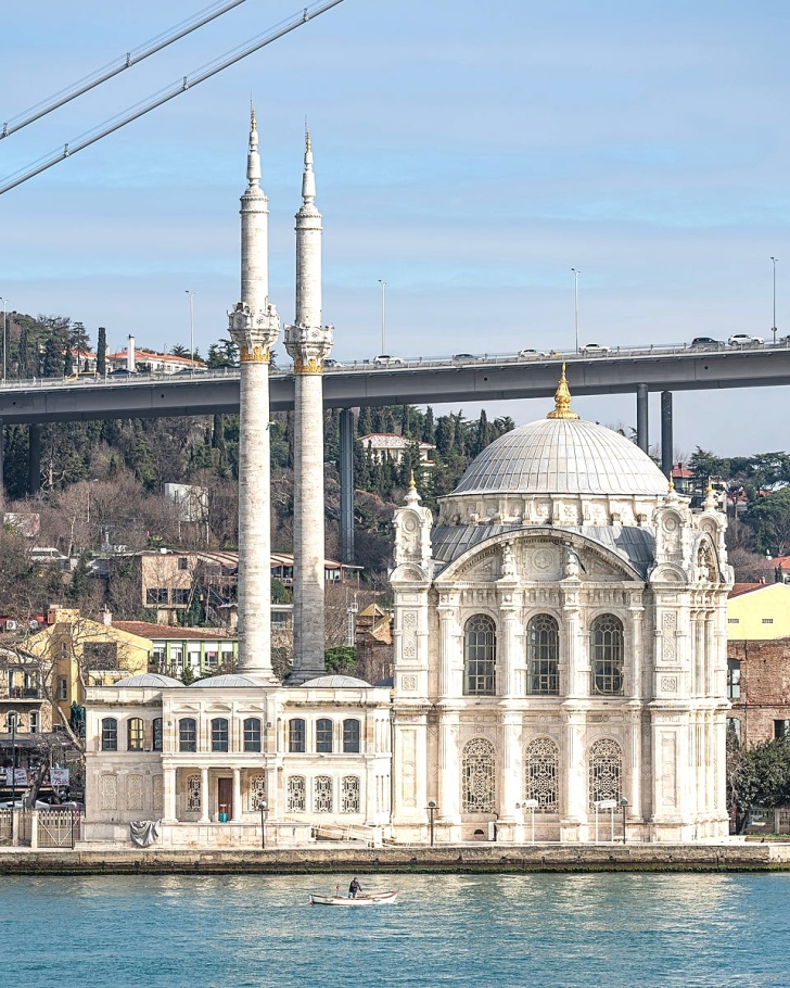 Ortaköy Mosque in Istanbul, Turkey.