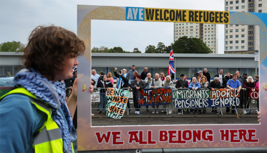 Anti-migrant protest