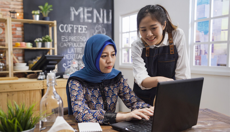 Training in business as outreach