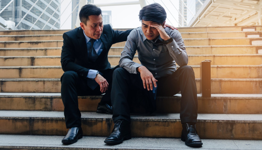 Businessmen Praying