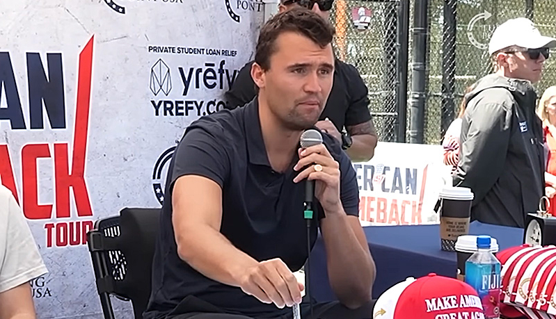 Charlie Kirk in debate