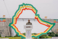 Ethiopian PM Abiy Ahmed at the Grand Ethiopian Renaissance Dam