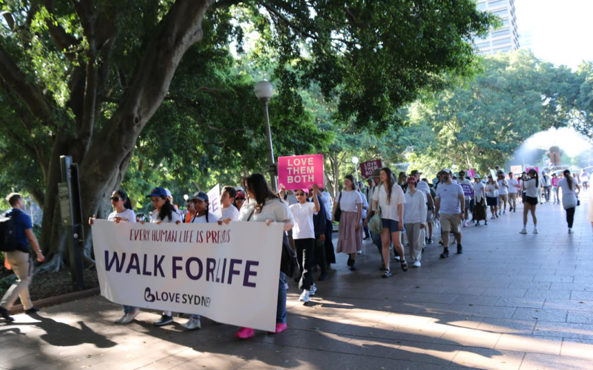Love Australia hosts public “Love the next generation” walk in Sydney, remembering aborted babies
