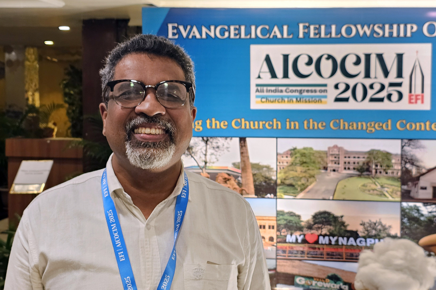 Dr. P.C. Mathew speaks on the sidelines of AICOCIM in Nagpur on Sept. 18, 2025, emphasizing that “every home must become a missional family” and urging the Church to confront family crises through discipleship and role modeling.
