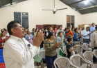 Believers worship together at church in Jinotega, Nicaragua.