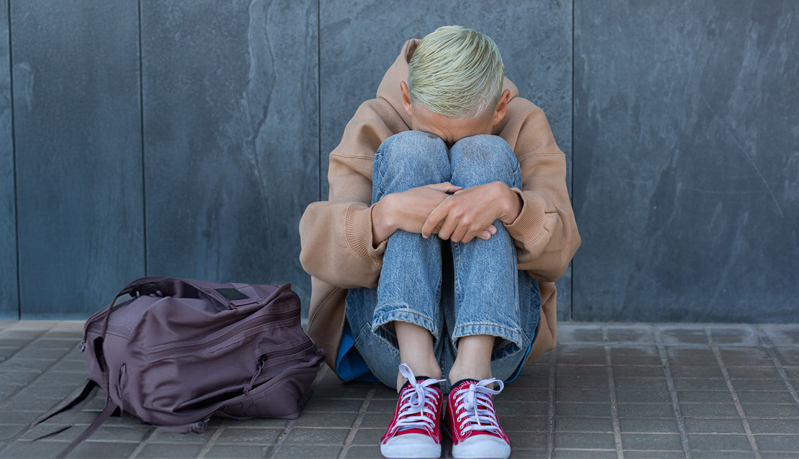 Distressed Teen
