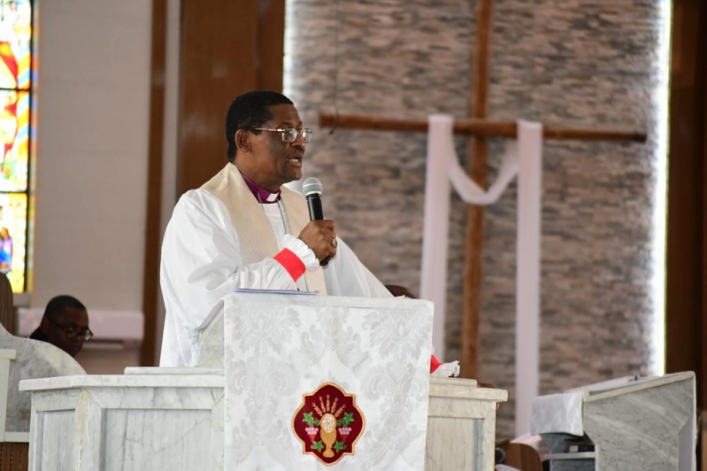 Most Rev. Henry C. Ndukuba, Archbishop, Metropolitan and Primate of the Church of Nigeria, Anglican Communion, speaks during a church event in Abuja, Nigeria.