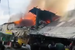 Screenshot from YouTube footage during the Khagrachhari unrest in southeastern Bangladesh’s Chittagong Hill Tracts.