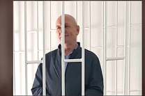 The Rev. Pavel Shreider in prison in Kyrgyzstan.