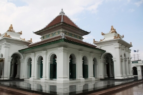 Great Mosque of Palembang, South Sumatra Province, Indonesia.