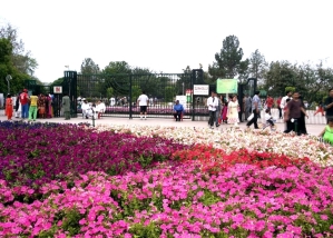 Model Town Park in Lahore, Pakistan.