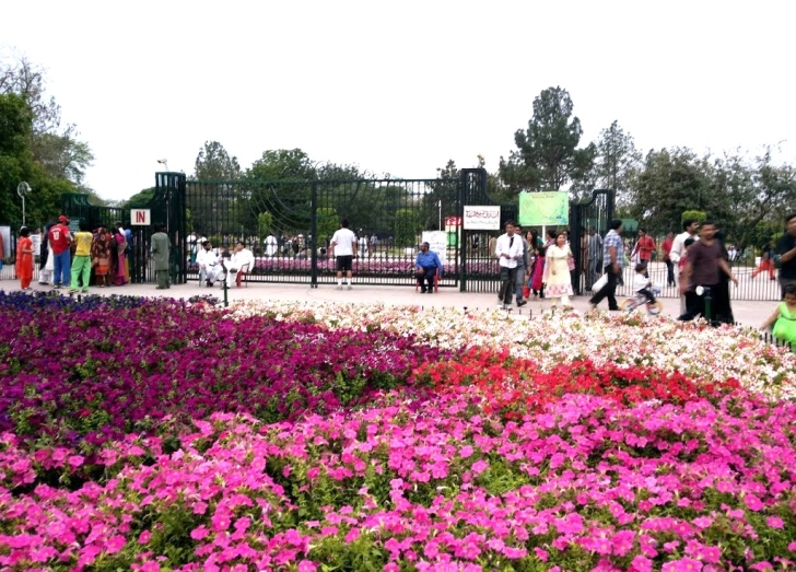 Model Town Park in Lahore, Pakistan.