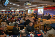 Delegates at the World Evangelical Alliance General Assembly in Seoul, South Korea, vote unanimously on Oct. 29, 2025, to launch a consultative process for reviewing and reforming the Alliance’s constitution and bylaws.