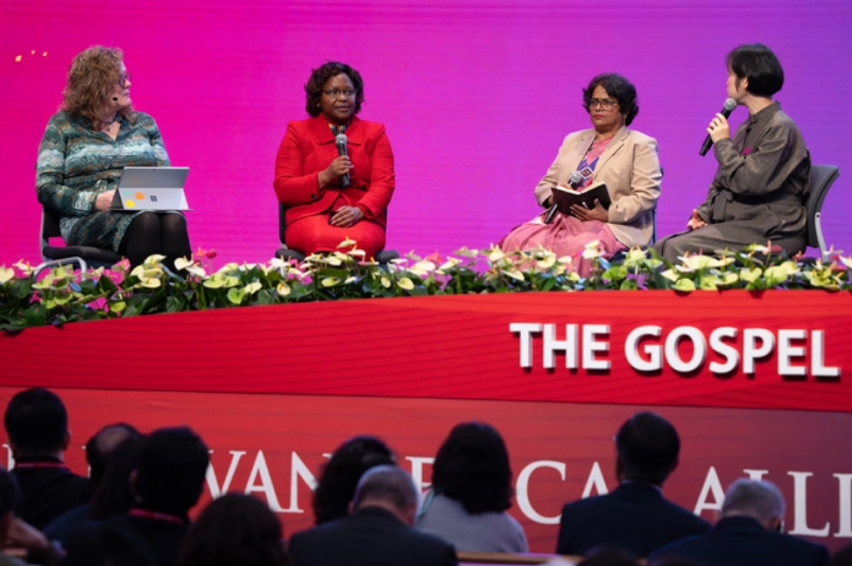 Emma van der Deijl, CEO of Gender and Religious Freedom (left), along with Irene Kibagendi,