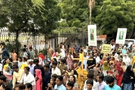 Minorities Rights March in Karachi, Pakistan on Aug. 10, 2025.