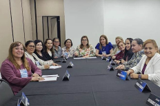Leaders of AEL Mujer and representatives from across the member countries of the Latin Evangelical Alliance gather during the 2025 Annual Assembly.
