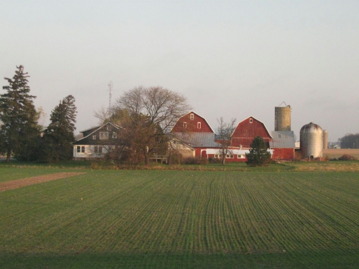 A farm landscape. Rural communities in the U.S. facing growing mental health challenges.