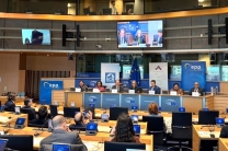 Rights advocates at seminar on freedom of religion in South Asia at the European Parliament on Dec. 4, 2025 in Brussels.