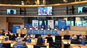 Rights advocates at seminar on freedom of religion in South Asia at the European Parliament on Dec. 4, 2025 in Brussels.