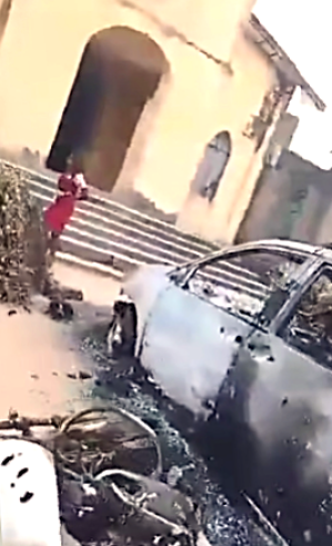 Aftermath of attack on St. Andrews Anglican Church in Isiokwe, Anambra state, Nigeria on Dec. 7, 2025.