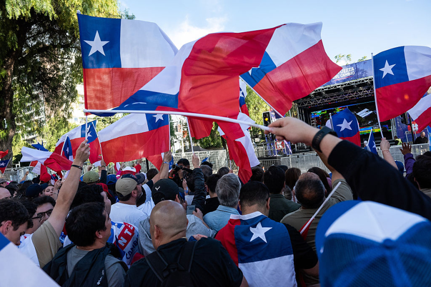 Supporters of Presidential candidate Jose Antonio Kast