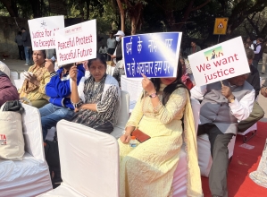 Participants at National Christian Convention in New Delhi, India on Nov. 29, 2025.