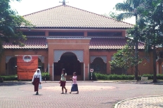 Mosque in Gunung Putri District, West Java Province, Indonesia.
