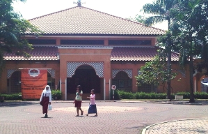Mosque in Gunung Putri District, West Java Province, Indonesia.