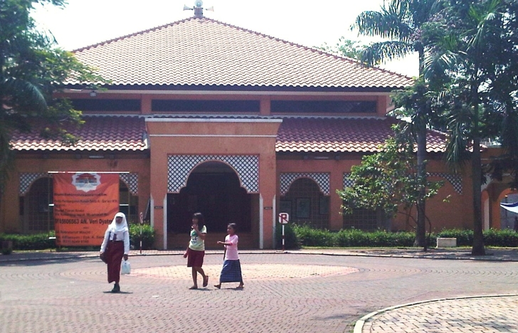 Mosque in Gunung Putri District, West Java Province, Indonesia.