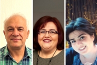 (L to R) Joseph Shahbazian, Lida Shahbazian and Aida Najaflou.