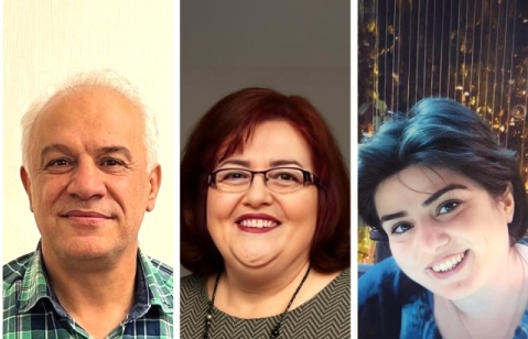 (L to R) Joseph Shahbazian, Lida Shahbazian and Aida Najaflou.