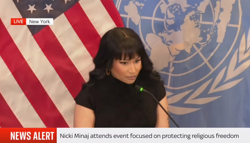 Minaj at UN