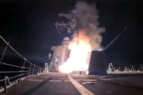 Video released by U.S. Command shows missiles launched from a U.S. warship during strikes against ISIS targets in Nigeria on Dec. 25, 2025.