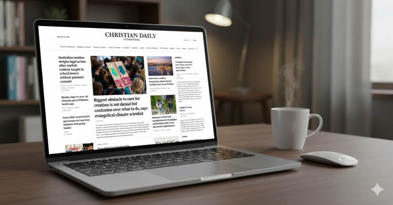 Christian Daily International CDI screenshot on laptop